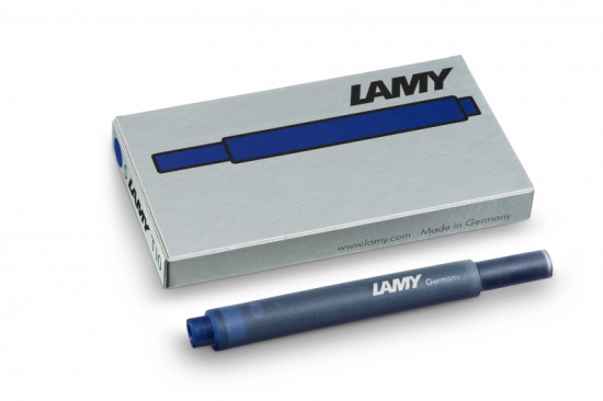 Картриджи для перьевой ручки Лами T10, Сине-черный, 5 шт.