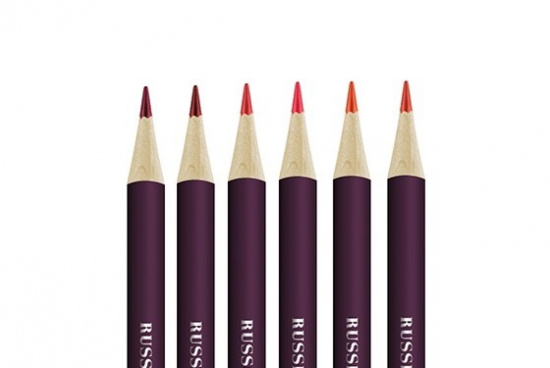 Набор цветных карандашей Vista Artista "Gallery" тёмно-красные оттенки, 6шт