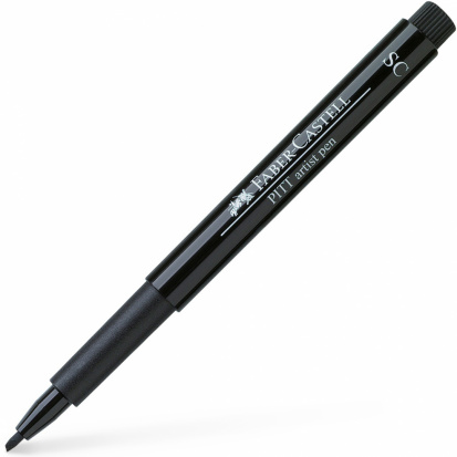 Ручка капиллярная "Рitt Pen" чёрная 2мм sela
