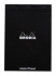 Блокнот с перфорацией «Rhodia 18» формата А4, в точку, обложка черная, 80г/м2, 80л
