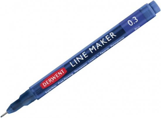 Ручка капиллярная "Graphik Line Maker" 0.3 синий