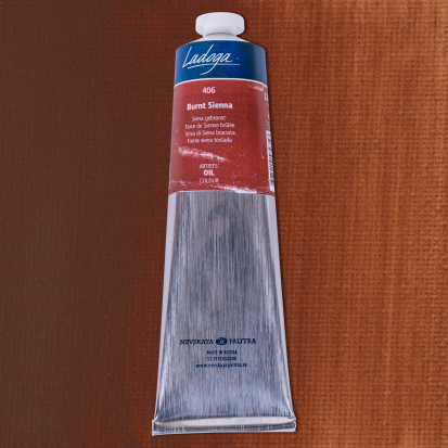 Сиена жженая масло Ладога 120мл