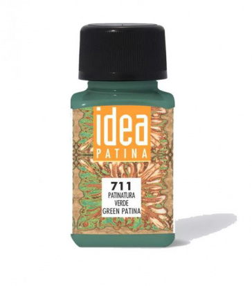 Античная патина "Idea Patina" химическая зеленая 60 ml