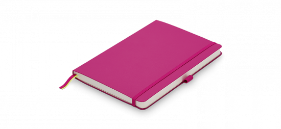 Записная книжка Лами, мягкий переплет, формат А5, розовый цвет, 192стр, 90г/м2