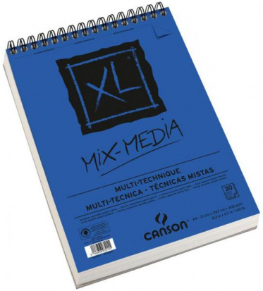 УЦЕНКА CANSON Xl Mix-Media Альбом для смешанных техник 300г/м.кв 21*29.7см 30л Среднее зерно