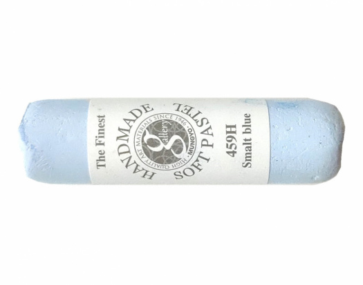 Пастель сухая мягкая круглая ручной работы №459, синяя смальта