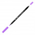 Маркер-кисть двусторонняя "Le Plume II", кисть и ручка 0,5мм, светло-фиолетовый
