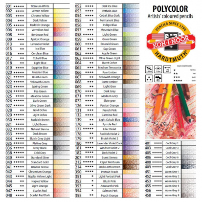 Набор цветных карандашей "Polycolor" 48 цветов