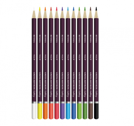 Набор цветных  карандашей  "VISTA-ARTISTA"  "Gallery", заточенный, 12 цв.