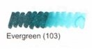 Маркер-кисть двусторонняя "Le Plume II", кисть и ручка 0,5мм, молодой зеленый sela25