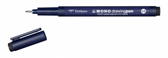 Линер капиллярная ручка "Mono" drawing pen, ширина линии 05, черный