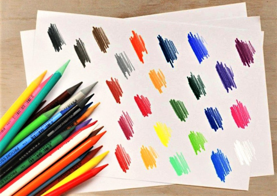 Карандаши цветные художественные "Progresso", 24 цвета, 7,1мм, в лаке, без дерева Карандаши цветные художественные "Progresso", 24 цвета, 7,1мм, в лаке, без дерева