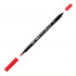 Маркер-кисть двусторонняя "Le Plume II", кисть и ручка 0,5мм, красны