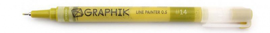 Ручка капиллярная Graphik Line Painter №14 светло-зеленый