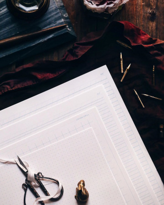 Бумага линованная листами для коппеплейта, 50 листов, A4, 100г/м2 Бумага линованная листами для коппеплейта, 50 листов, A4, 100г/м2