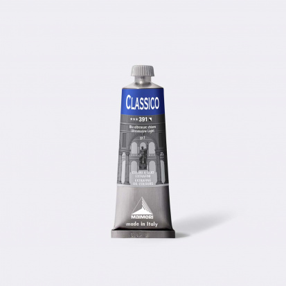 Масляная краска "Classico" синий ультрамарин светлый 60 ml