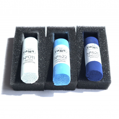 Набор из 3-х оттенков художественной пастели Гамма, палитра №11 Набор из 3-х оттенков художественной пастели Гамма, палитра №11