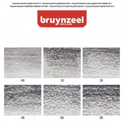 Набор графитовых карандашей "Expression Graphite" 6 шт.