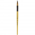 Кисть художественная синтетика Гамма "GOLD BRUSH", круглая №8, французское крепление, кор. ручка