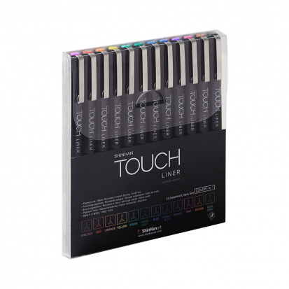 Набор линеров Touch Liner 12 цветов 0,1мм