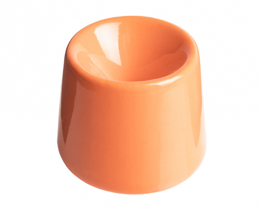 Чернильница непроливайка фарфоровая цвет оранжевый