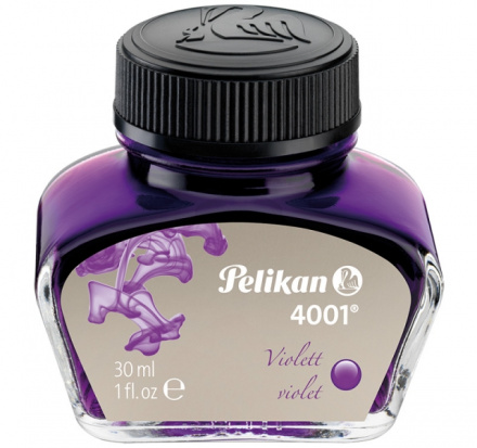 Флакон с чернилами "Pelikan INK 4001 78", фиолетовые чернила 30мл для ручек перьевых