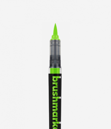 Маркер-кисть "Brushmarker Pro", неоновый светло-зеленый, №6110
