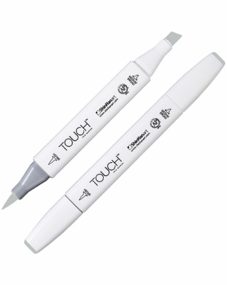 Маркер "Touch Brush" GG3 серо-зелёный