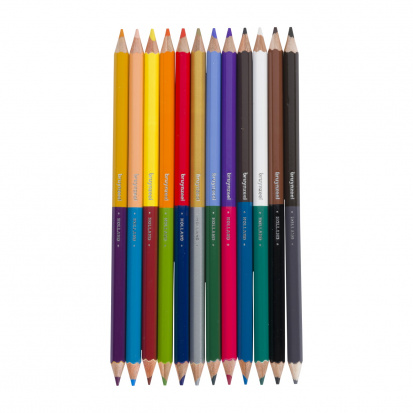 Набор двуцветных карандашей 12цв