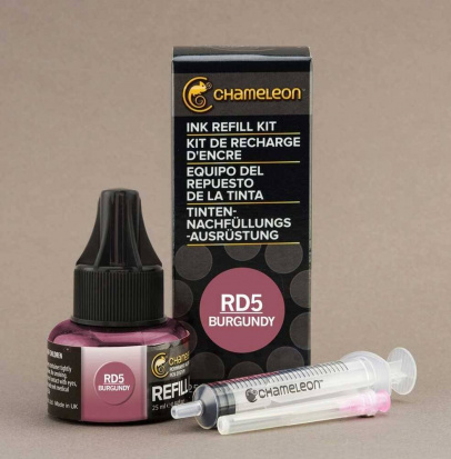Чернила Chameleon бургундский RD5 25 мл Чернила Chameleon бургундский RD5 25 мл