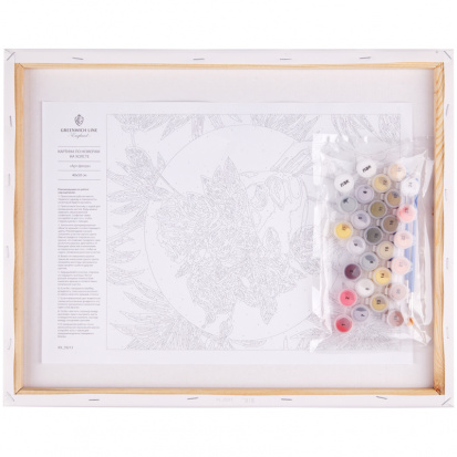 Картина по номерам Greenwich Line "Арт-флора", 40*50см, с акриловыми красками, холст