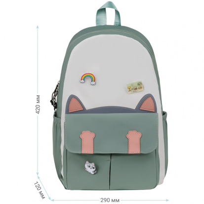 Рюкзак MESHU "My cat", 40*29*15см, 1 отделение, 3 кармана, уплотненная спинка