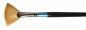 Кисть синтетика "Aquafine" веерная короткая ручка № 4 sela25
