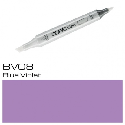 Маркер спиртовой, двусторонний "Copic Ciao", цвет №BV08 сине-фиолетовый