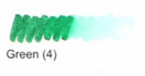 Маркер-кисть двусторонняя "Le Plume II", кисть и ручка 0,5мм, зеленый
