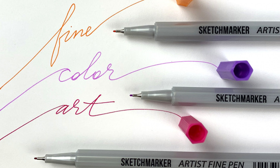 Набор капиллярных ручек Sketchmarker Artist fine pen Basic 48цв