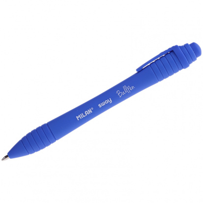 Ручка шариковая автоматическая "Sway" синяя, 1,0мм, софттач