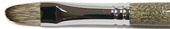 Кисть имит.мангуста овальная короткая ручка "1Т34" №12 для масла, акрила, гуаши, темперы sela25