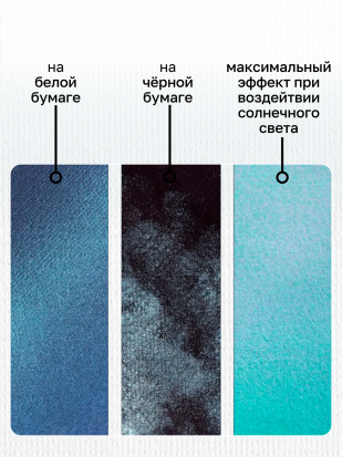 Акварель "Белые Ночи", Бирюзово-розовое сияние, №997, 2,5мл