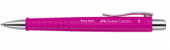 Ручка шариковая автоматическая "Poly Ball XB", синяя, 1,4 мм, софт тач, трехгр, яр-роз