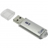 Память Smart Buy "V-Cut"  8GB, USB 2.0 Flash Drive, серебристый (металл.корпус)