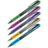 Ручка шариковая автоматическая "SI-400 Color" синяя, 0,7мм, грип, корпус ассорти sela