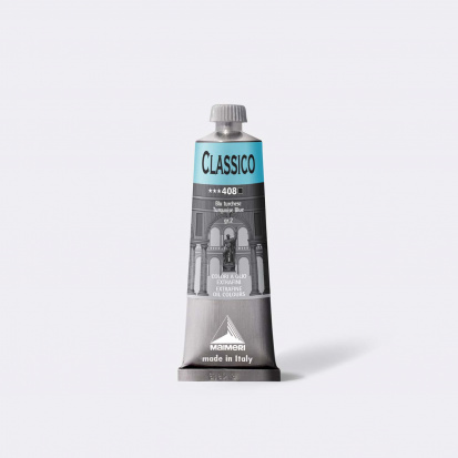 Масляная краска "Classico" синий бирюзовый 60 ml