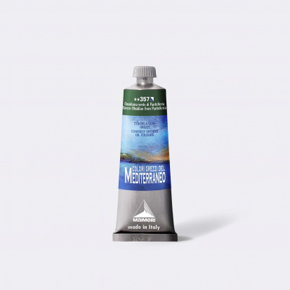 Масляная краска "Classico Mediterraneo" зеленый обсидиан пантеллерии 60 ml 