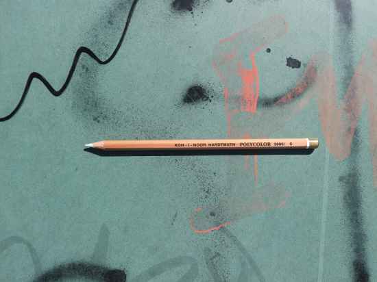 Цветной карандаш "Polycolor", №458, серый теплый самый темный