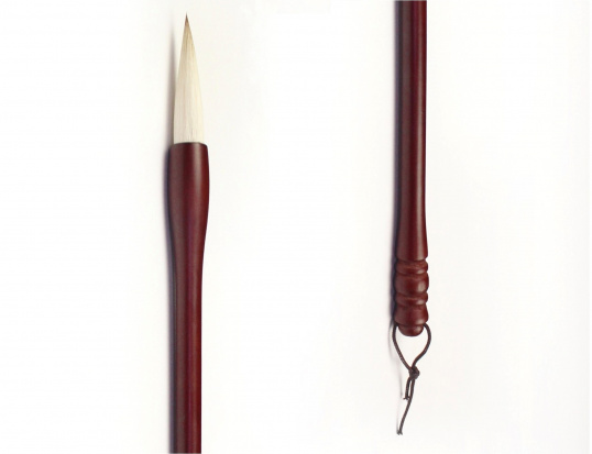 Кисть для каллиграфии (мореное дерево) № 11 (Смешанная)