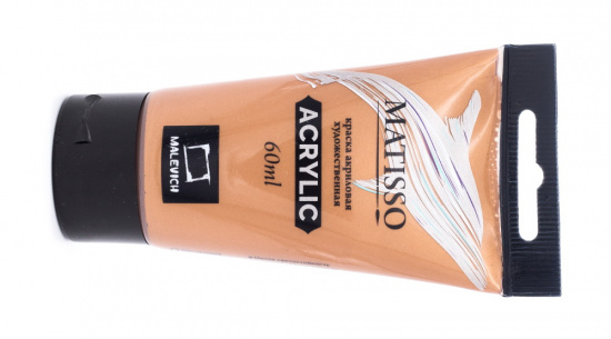 Акриловая краска "Matisso", бронза, 60 мл