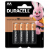 Батарейка Duracell Basic AA (LR06) алкалиновая, 4шт упак.