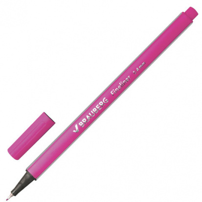 Ручка капиллярная "Aero", трехгранная, металлический наконечник, 0,4мм, розовая