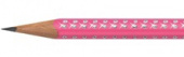 Чернографитовый карандаш "Sparkle neon", розовый sela